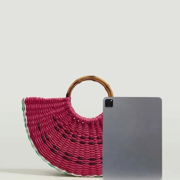 RING Handle Large Capacity Straw Bag - Picture 9 of 9